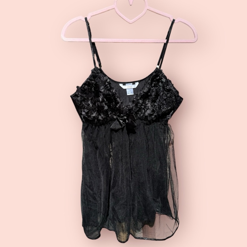 Flora Rose Floral Sheer Top